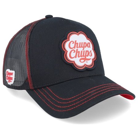 Capslab - Černá trucker Kšiltovka - Chupa Chups Black Trucker @ Hatstore