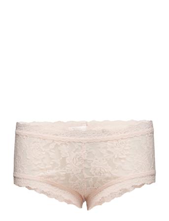 Boyshort Signature Lace Lingerie Panties Hipsters/boyshorts Creme Hanky Panky