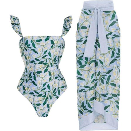 Dame Todelt Vintage Badedragt Mavekontrol Monokini Bikini 2-delt Badedragter Todelt Mavekontrol Tankini Sæt