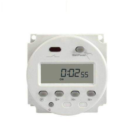CN102A 220V Enkel og dobbel nedtelling mikro syklus tid kontroll bryter timer kontroller