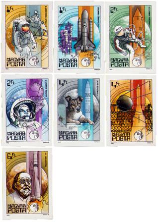 Ungarn 1982 - MICHEL 3558B-3563B - Postfrisk