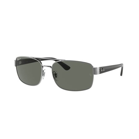 Ray-Ban -Aurinkolasit - Grey Rectangular - Ray-Ban RB3687 004/58 6117