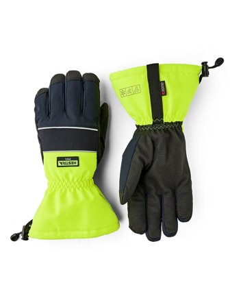 Hestra Job Alba Czone Vinterhanske high-vis gul/svart 11, Klær