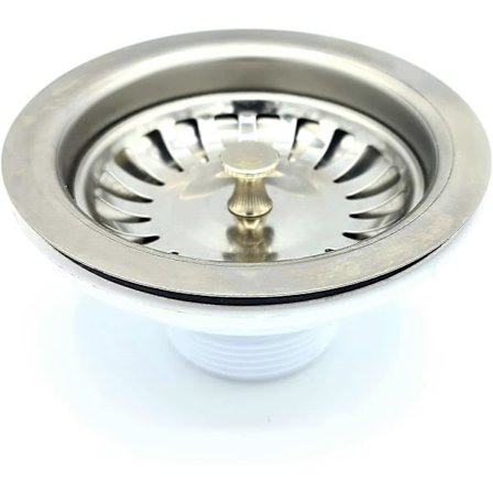 115 mm Sil i rostfritt stål för diskbänk avlopp vattenlås [DB]