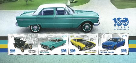 Australien - Ford 100 år - Postfrisk miniark