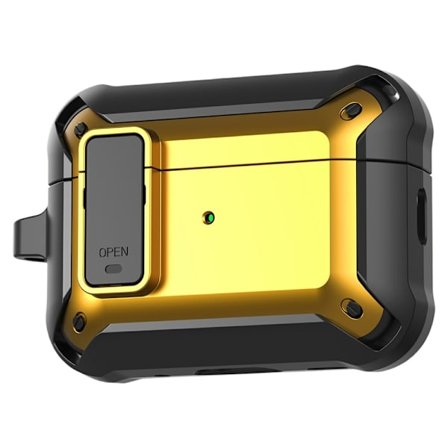 AirPods Pro 3 Skal Shockproof Hybrid Armor Gul