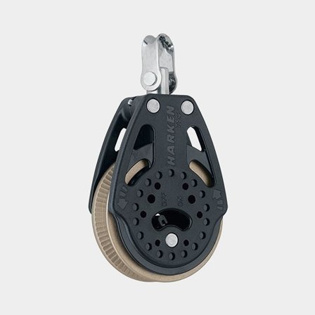 Harken 75mm Ratchet Block - Swivel, 1.5x Grip (2174)