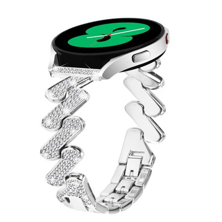 Erstatningsrem til Galaxy Watch 5/Watch 4, 20 mm rustfrit stål