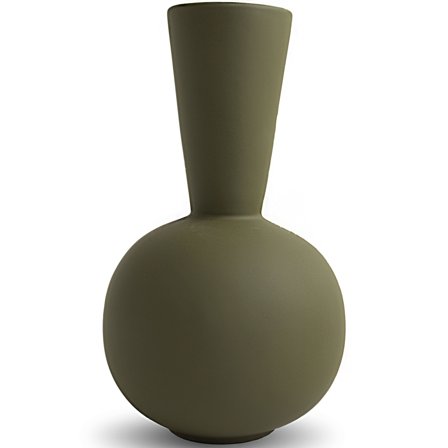 Cooee design Trumpet maljakko, 30 cm, olive