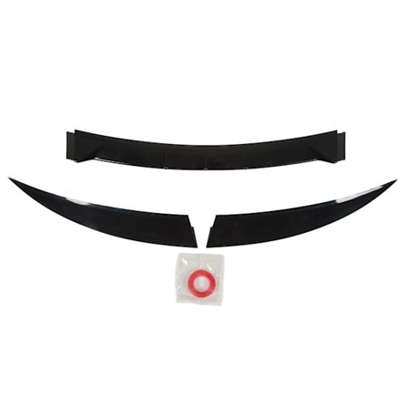 Bakre bagasjeromspoiler blank svart bagasjeromslokk spoiler hale bagasjeromsleppe støpelist erstatning for Tesla Model 3 2017 til 2023 A-type