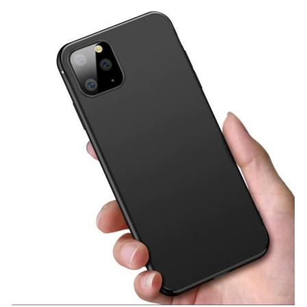 Iphone 11 Pro Max Ultratunn Gummibelagd Mattsvart Skal Shick Svart