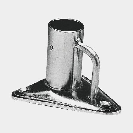 Pied de filière, Ø25.4 mm, acier inoxydable, 7°