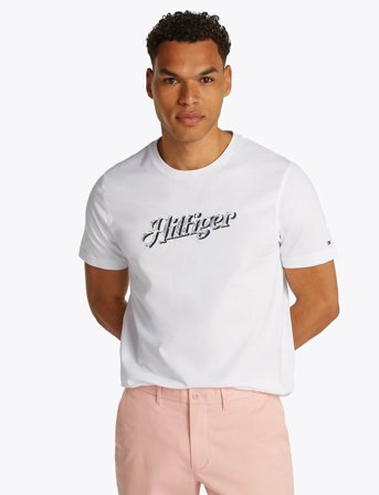 Tommy Hilfiger Hilfiger Summer Script Tee - White - M