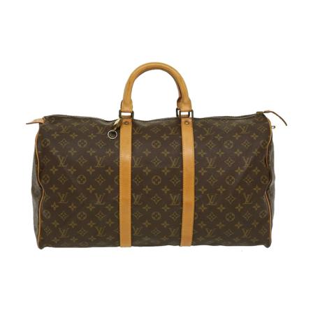 Louis Vuitton Vintage, Pre-owned Keepall 50 bag Bruin, unisex, Maat:ONE Size