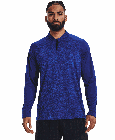 Under Armour Tech 2.0 Novelty 1/4 Zip Bauhaus Blue/Black