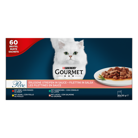 Purina Gourmet Gold - Pearl 60-pakning x 85 g - Katt - Kattefôr & kattemat - Våtfôr og våtmat - ZOO.no