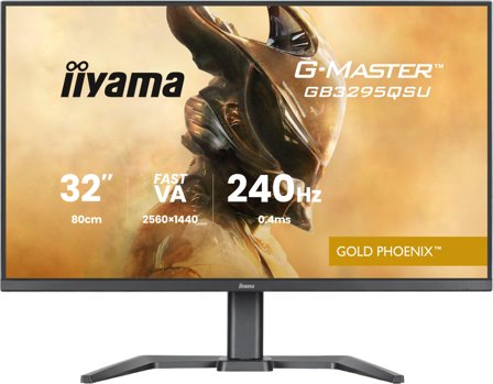 iiyama GB3295QSU-B1 31.5IN G-MASTER RE D EAGLE 2560X1440 4MS 16:9 4000: