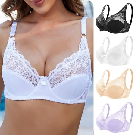 Naisten rintaliivit Underwire rintaliivit VALKOINEN 95C/D - spot ale