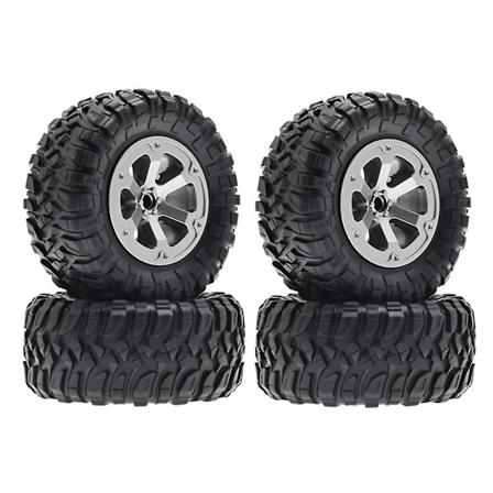4 stk 73mm dekk for C14 C24 B24 B36 Mn D90 Mn-90 Mn99s Fy003 Fy004 RC bil oppgraderingsdeler A