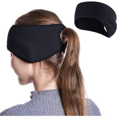 Hestehale Pandebånd Termisk Fleece Ørevarmere & Svedbånd Super Svedabsorberende