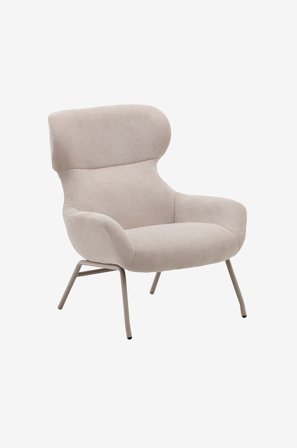 Kave Home - Fåtölj - belina - Beige - Fåtöljer - Från Homeroom