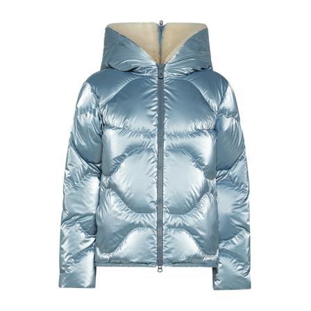 Peuterey, Quilted bomber with aviator-type hood Blauw, Dames, Maat:S