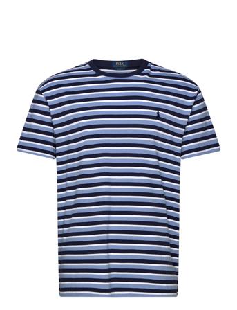 Classic Fit Striped Jersey T-Shirt Tops T-shirts Short-sleeved Blue Polo Ralph Lauren