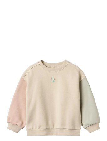 Wheat Sweatshirt L/S Embroidery Elliot - Cream - 110