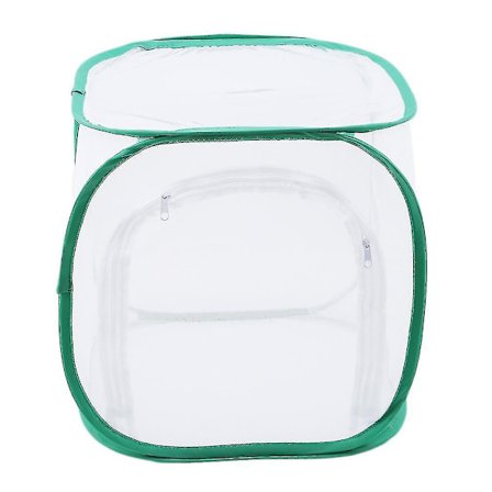Insekt sommerfuglehabitat stort sommerfuglehabitat bur sammenklappelig insekt sommerfuglenet sommerfugle hus til børn(30*30*30cm)
