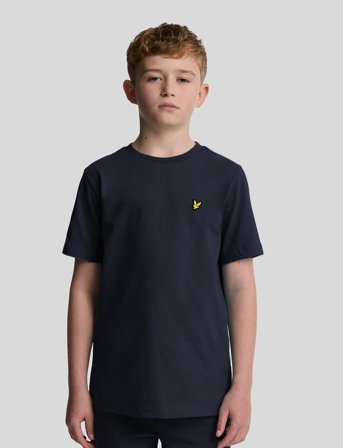 Lyle & Scott Plain T-Shirt - Navy - 140-146