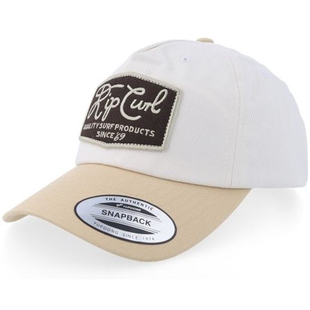 Rip Curl - Beige unconstructed Keps - Pacific Rinse Cap Bone/Khaki Dad Cap @ Hatstore