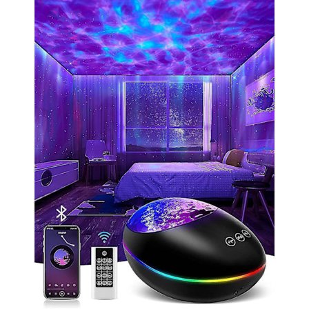 Northern Lights Aurora Projector, 3 In 1 Night Light With White Noise, Timer, Bluetooth Speaker, Galaxy Light Skylight Space Light For Ceiling