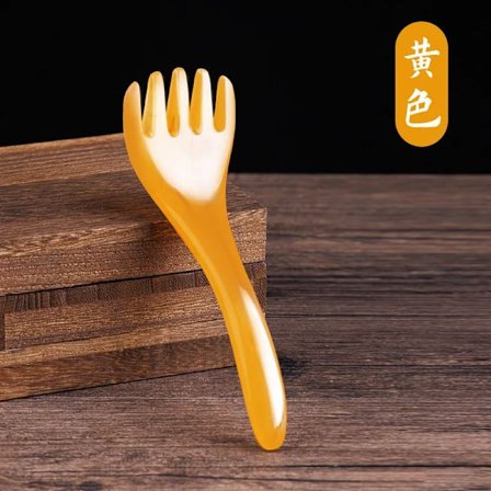 Femklo Huvudskrapsticka Nackmassage Benmassage Skrapklo Massage Ansiktsvatten Harts Huvud Hårbotten Massager Gua Sha för Kroppen~02153