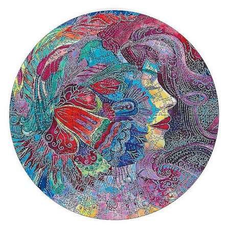 Utmanande runt papper 3d pussel Barnleksaker för vuxna Barnpussel Brädspel Present