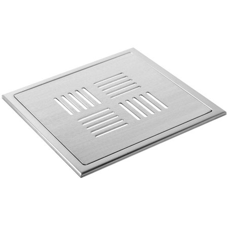 TEBO Details New York Lux Gulvslukrist 200 x 200 mm uten uttak, Innendørsavløp