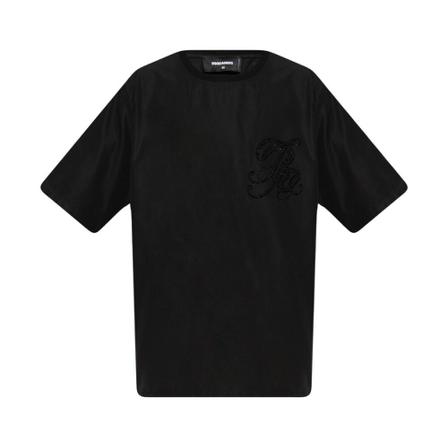 Dsquared2 Appliquéd T-shirt Sort, Herre T-shirts