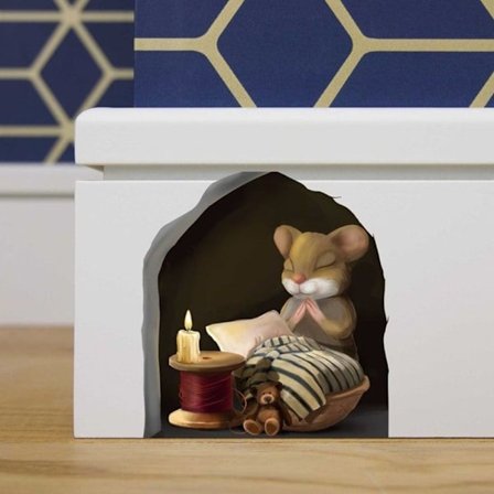 Mouse Hole Wall Sticker 3D Stickers 10 10