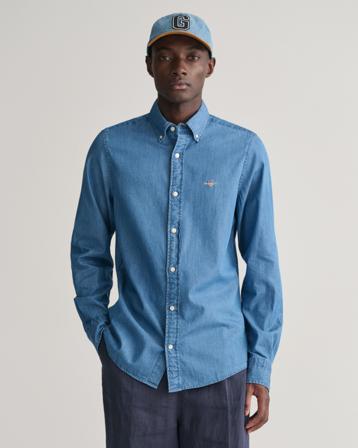 GANT Uomo - Camicia indaco slim fit - Taglia 4XL - - Uomo - Shirts