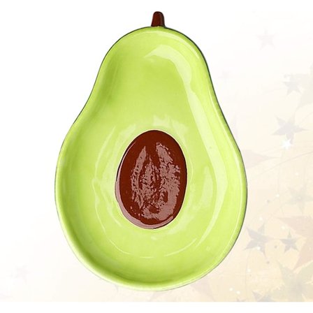 Avocado Formet Keramik Tallerken Keramik Skål Sauceskål Skåle til Frugt Salater Dessert Forretter