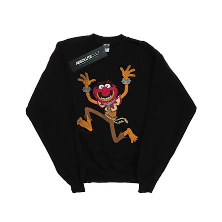 The Muppets Boys Classic Animal Sweatshirt 5-6 år Svart