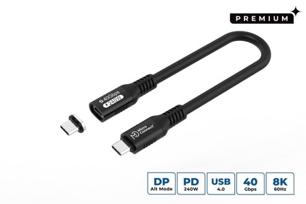 MicroConnect USB-C to USB-C cable 0,15m