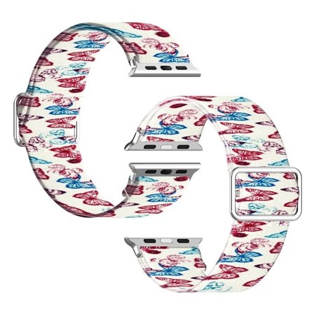 Apple Watch Series 6 / 5 40mm silicone patterned watch band - Butterfly