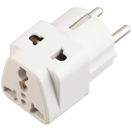 Europæisk stikadapter 10-16a Rejseadapter 250v Stikkontaktforlænger Eu-stik
