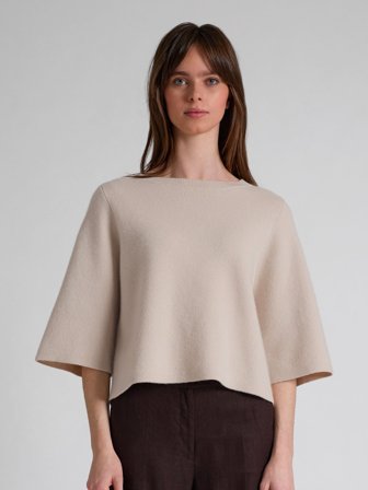 Kashmina - Kashmirgenser "Dina" - Cream - Size L