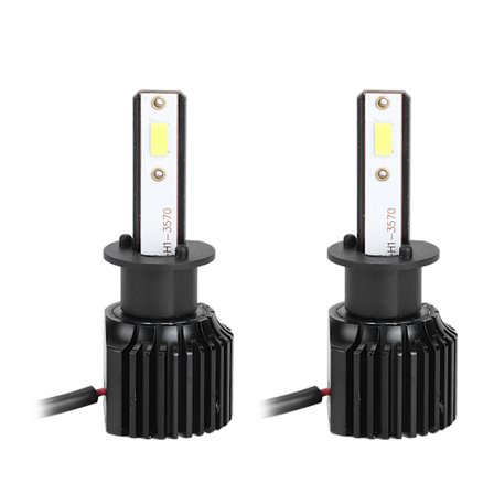 120W 6000K H1 LED-strålkastare för bil Vattentät Dammtät Extremt ljus pannlampa Universaltillbehör