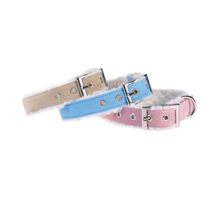 Zack and Zoey - Bonded Sherpa Halsband - Sand