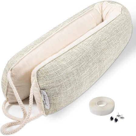 2-pack Dörrluftbarriär 35 tum Akustisk Inkapsling Dörrsvep