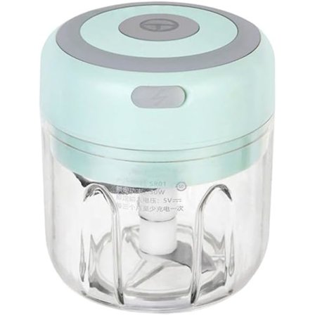 Ladattava sähköinen valkosipulisilppuri, 250 ml kannettava miniruokaprosessori