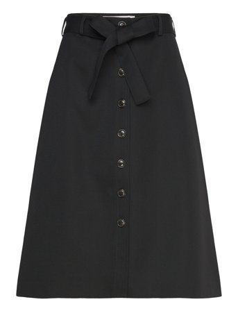 Tanja Skirt Extra Suiting Skirts Knee-length & Midi Skirts Black Naja Lauf