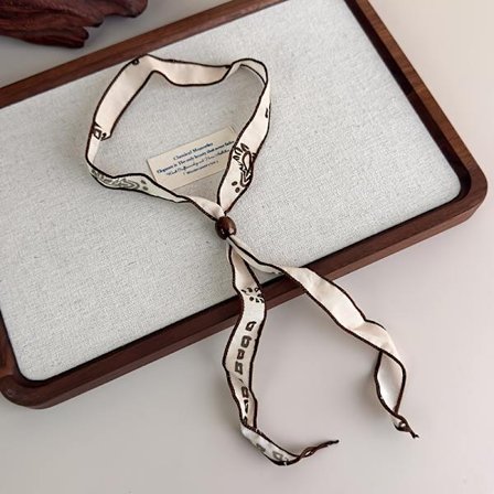 Stoffperlekjede Skjerf - Justerbart kragebeinkjede for kvinner, omslagsarmbånd, unikt motesmykketilbehør